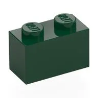 Brick 1 x 2, Dark Green