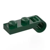 Plate Special 1 x 2 with Pin Hole On Side, Dark Green