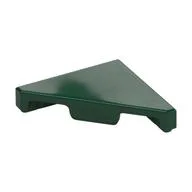Tile 45° Cut 2 x 2 (Triangle), Dark Green