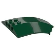 Windscreen 8 x 6 x 2 Curved, Dark Green