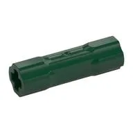 Technic Driving Ring Connector Smooth [2 rounded and 2 flat side walls], Dark Green