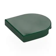 Tile Round 2 x 2 Half Circle, Dark Green