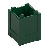 Container Box 2 x 2 x 2 - Top Opening, Dark Green