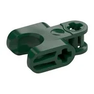 Technic Axle Connector 2 x 3 with Ball Socket, Closed Sides, Dark Green