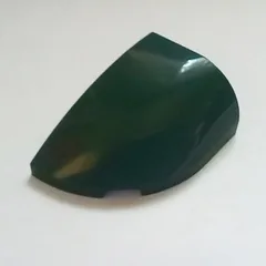 Brick Round, Curved Double 3 x 2 Beveled with Stud Notch Left, Dark Green