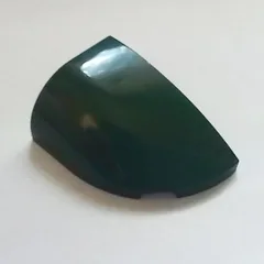 Brick Round, Curved Double 3 x 2 Beveled with Stud Notch Right, Dark Green