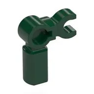 Bar Holder with Clip and 90° Angle (Mechanical Leg), Dark Green