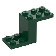 Bracket 5 x 2 x 2 1/3 with Holes, Inside Stud Holder, Dark Green