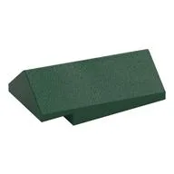 Brick Sloped 45° 2 x 4 x 1 1/3 Double, Dark Green