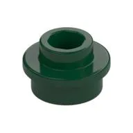 Plate Round 1 x 1 with Open Stud, Dark Green