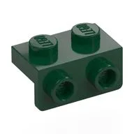 Bracket 1 x 2 - 1 x 2, Dark Green