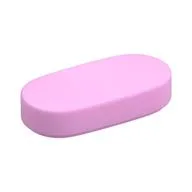 Tile Round 1 x 2, Bright Pink