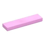 Tile 1 x 4 with Groove, Bright Pink