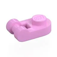 Plate Special 1 x 1 Rounded with Handle, Bright Pink