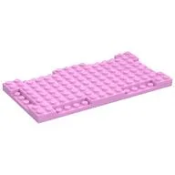 Plate Special 8 x 16 x 2/3 with Six Recessed Edges, Bright Pink