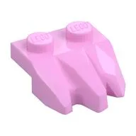 Plate Special 2 x 3 with Rocks, Bright Pink