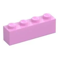 Brick 1 x 4, Bright Pink