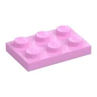 Plate 2 x 3, Bright Pink