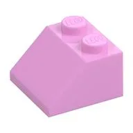 Brick Sloped 45° 2 x 2, Bright Pink