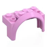 Wheel Arch, Mudguard 4 x 2 x 2 1/2, Bright Pink