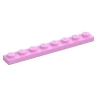 Plate 1 x 8, Bright Pink