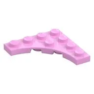 Plate Special 4 x 4 with 3 x 3 Quarter Round Cutout, Bright Pink