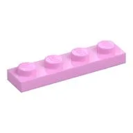 Plate 1 x 4, Bright Pink