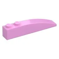 Brick Curved 6 x 1, Bright Pink