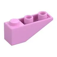 Brick Sloped Inverted 33° 3 x 1 with Internal Stopper and No Front Stud Connection, Bright Pink