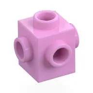 Brick Special 1 x 1 Studs on 4 Sides, Bright Pink
