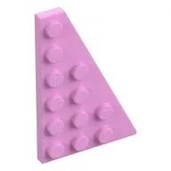 Wedge Plate 6 x 4 Right, Bright Pink