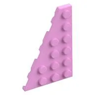 Wedge Plate 6 x 4 Left, Bright Pink