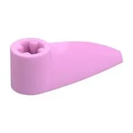 Technic Tooth 1 x 3 with Axle Hole [Hollow Underside], Bright Pink
