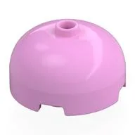 Brick Round 3 x 3 Dome with Center Stud, Bright Pink