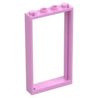 Door Frame 1 x 4 x 6 Type 2, Bright Pink