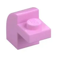 Brick Curved 1 x 2 x 1 1/3 with Curved Top, Bright Pink