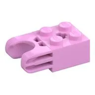 Technic Brick Special 2 x 2 with Ball Socket Wide and Axle Hole, No Arm Holes, Bright Pink