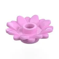 Plant, Sunflower 2 x 2 with 16 Petals, Bright Pink