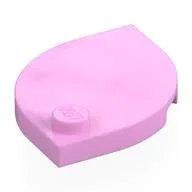 Plate Special 3 x 3 with Rounded Corners, 1 Stud, Bright Pink