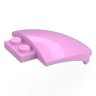 Windscreen, Curved 4 x 5, Bright Pink