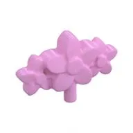 Headwear Accessory Flowers with Small Pin, Bright Pink