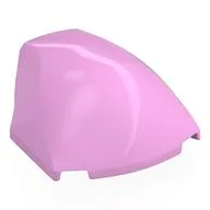 Large Figure Face 4 x 5 x 1 2/3 [Plain], Bright Pink