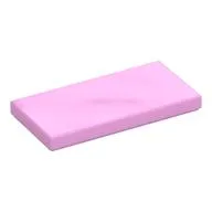 Tile 2 x 4 with Groove, Bright Pink