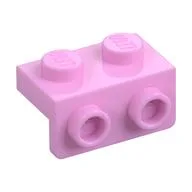 Bracket 1 x 2 - 1 x 2, Bright Pink
