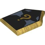 Tile Special 2 x 3 Pentagonal Dummy for Harry Potter Sets, Pearl Gold