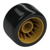 Wheel Rim 24 x 14.9 Wide with Black Slick Tyre, Pearl Gold
