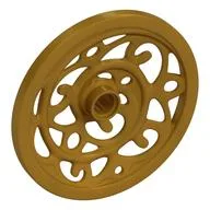 Ornate Carriage Wheel [43.2mm], Pearl Gold