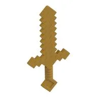 Weapon Sword Blocky, Pearl Gold