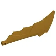 Large Figure Weapon Sword with Axle Connector, Pearl Gold