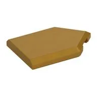Tile Special 2 x 3 Pentagonal, Pearl Gold